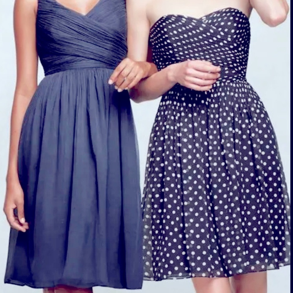 J. Crew Strapless Polka Dot Dress, Women Size 8